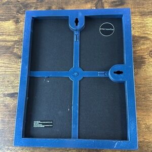 NWT Metal Blue Picture Framed 8” x 10”